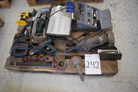 Miscellaneous power tools, drill, angle grinder, lynsliber, Thread cutting, etc.