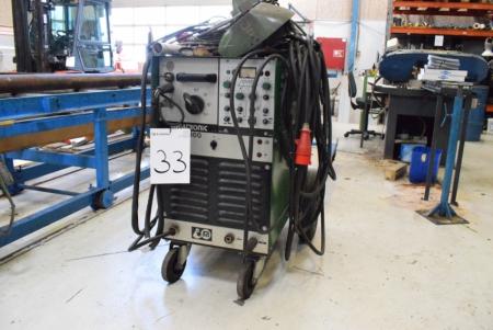 Welder, mrk. Migatronic, MDU 300, with AC 1 and DC 2 with handles and cables