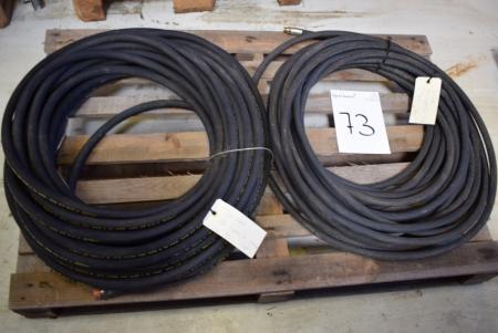 Pallet m. 2 hydraulic hoses