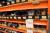 Miscellaneous stuffing boxes on shelf