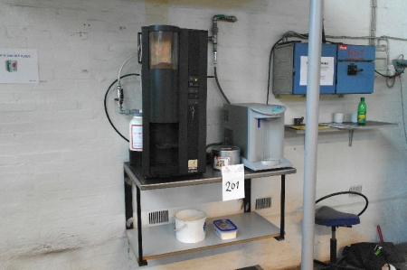 Kaffemaskine Wittenborg + Cosmetal vandautomat + Aquamat vandfilter max 35 grader max 7 bar 