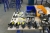 Rullebord med div svejsekomponenter for trådfremføring m.v