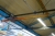 Søjlesvingarm Demac 125 kg uden kran. Monteret i loft i alt ca 14 skinner i assorteret længder, op til 9 meter 