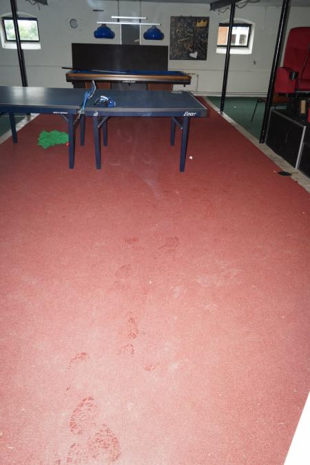 Roter Teppich 10x4 Meter.