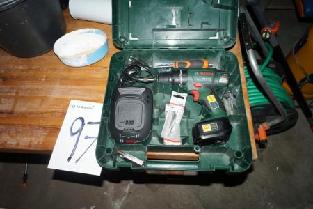 Bosch battery drill with charger.