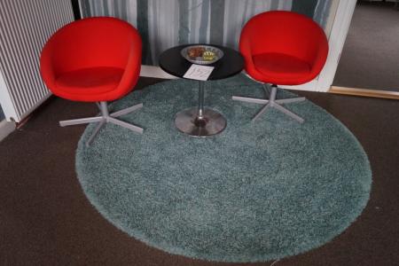 2 pcs chairs + table and blanket diameter 200 cm