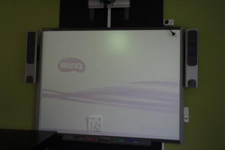 Smartboard smarttech with benq projector for HDMI.