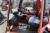 Redskabsbærer, mrk. Holder C2.42 Digital, luftaffjeder sæder + fejekost, mrk. Stensballe 130 cm, type FF 1300 P med hydraulisk sving og PTO aksel