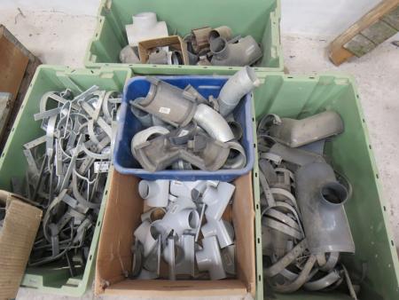 Rim iron and various gutter accessories etc.