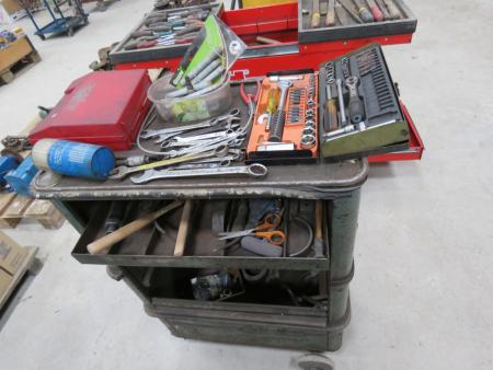 Tool trolley with content DOWIDAT