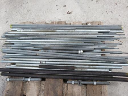 Various threaded rods