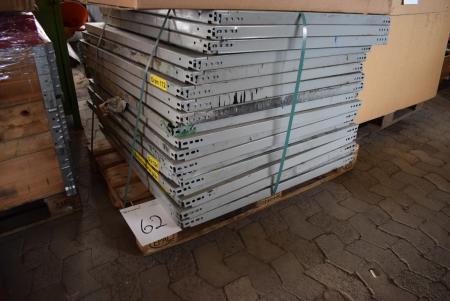 Pallet with shelves for steel shelving 91 x 98 cm