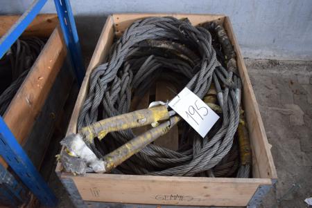Pallet with div. Steel wire