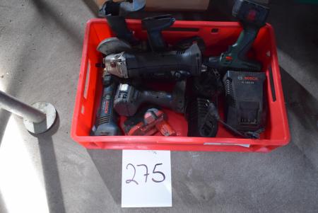 Cash div. power tools. condition unknown