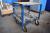 Rullebord med div. Luftstempler + stål rullebord