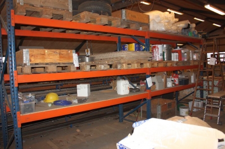 (2) sections pallet rack without content - (12) ways