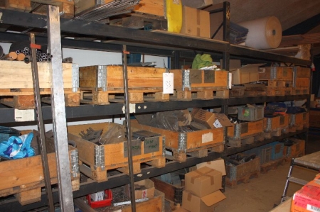 (2) sections pallet rack (without content) - 12 ways