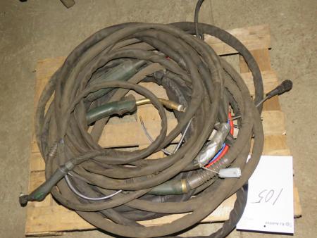 Various welding hoses.