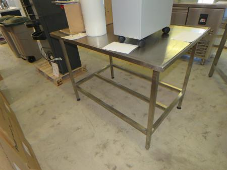 Stainless steel table 120x80x90 cm