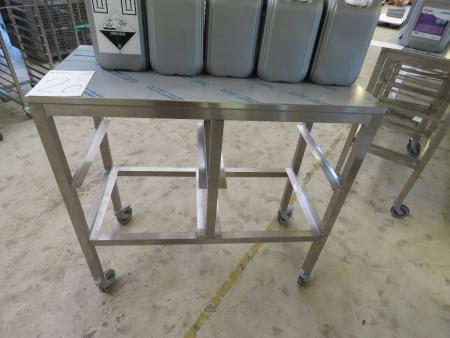 Stainless steel roll table 114x53x115 cm