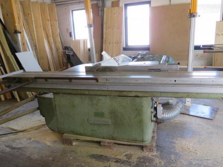 Panel saw with side table, Altendorf 380V 8,1A 50HZ 4000o / min machine type 5.5 H