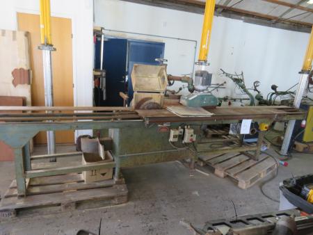 BMR sawmill machine Bülow Møller engineering. Nr5279 Type 600 HK10 380V with extra blades