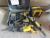 Aku screwdriver, Dewalt 18 v, working radio, reciprocating saw with batteri and lets + electric multi cutter Dewalt