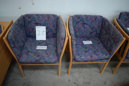 2 pcs. armchairs, mrk. Getama