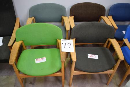 4 pcs. Chairs, mrk. Fritz Hansen