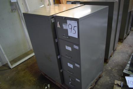 3 pieces. filing cabinets