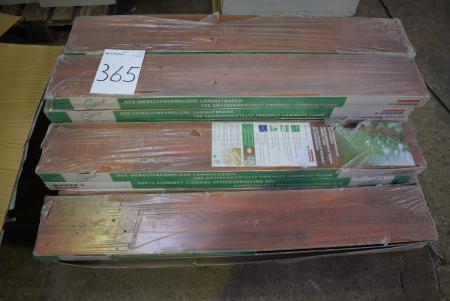 Laminate Flooring mahogany, ca. 30 sq.m.