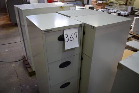 3 pieces. File Cabinets
