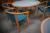 Rundt bord Ø 120 cm + 5 stk. stole