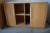 Filing cabinet m. Tambour doors and 4 compartments 120 x 75 cm