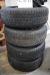 4 pcs. wheels m. hubcaps for Mazda 195 / 65-15