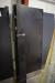 Dobbeltdør med dørpumpe, m/karm minus top og bundstykke, B 178 x H 211 cm