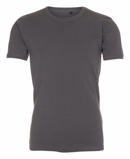 Firmatøj without pressure unused: 30 pcs. Round neck T-shirt, steel-gray, 100% cotton. 4XL