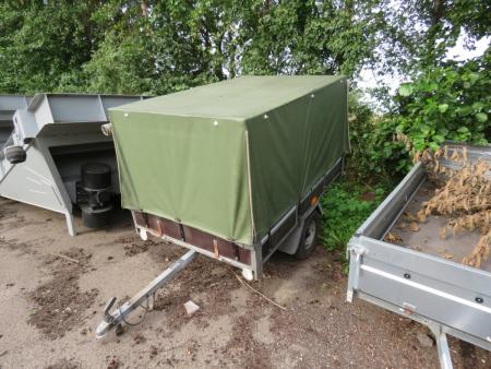 Trailer with tarpaulin, variant without reg certificate