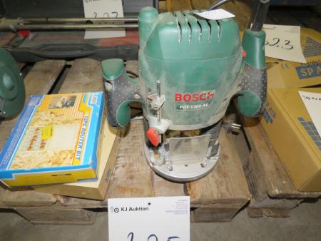 Router, Bosch POF 1200 AE with accessories
