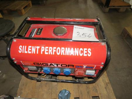 Benzingenerator, Gigator OHV 6000 Silent Performances med 6,5 hk motor 