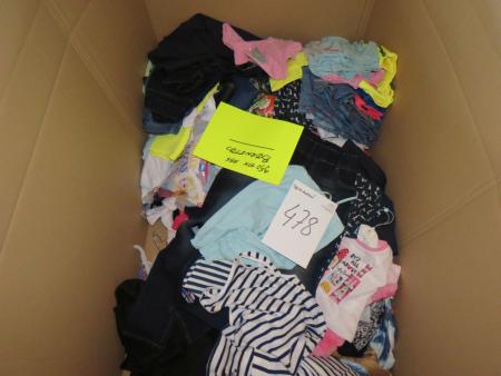 Pallet with ca. 350 units. Assorted children's clothing