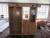 Cabinet wall with glass doors and drawers incl. light guide