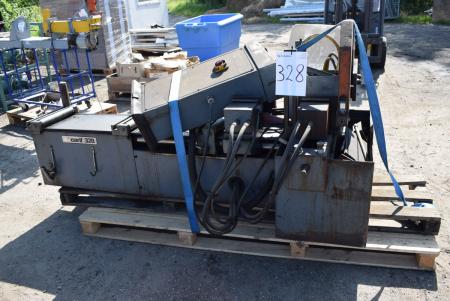 Metal saw m. The hydraulic tightening with roller table, marked. carif 320