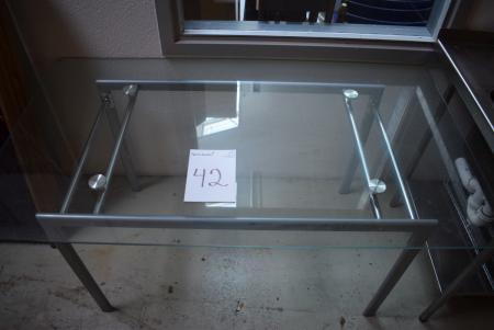 Glass table 90 x 160 cm