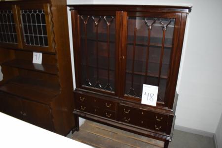 Display cabinet m. Drawers and cupboards