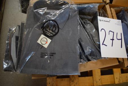 20 stk. skjorter str. L/XL, koksgrå