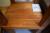 2 pcs. wooden tables 60 x 60 cm