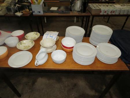 Various dishes, bowl, etc.