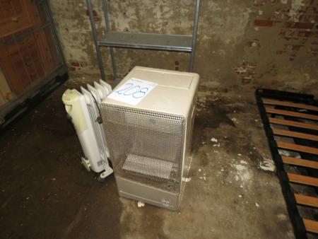 Gas stove and oil radiator (not tested)