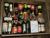 Pallet frame with various wines about 23 bottles